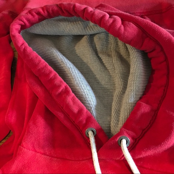 American Eagle Outfitters Red Pullover Hoodie - Picture 7 of 11